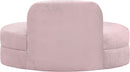 Mitzy Pink Velvet Loveseat - NY Furniture Direct (NY)