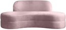 Mitzy Pink Velvet Sofa - NY Furniture Direct (NY)