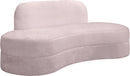 Mitzy Pink Velvet Sofa - NY Furniture Direct (NY)