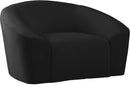 Riley Black Velvet Chair - NY Furniture Direct (NY)