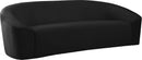 Riley Black Velvet Sofa - NY Furniture Direct (NY)