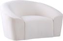 Riley Cream Velvet Chair - NY Furniture Direct (NY)
