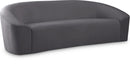 Riley Grey Velvet Sofa - NY Furniture Direct (NY)