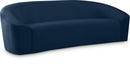 Riley Navy Velvet Sofa - NY Furniture Direct (NY)
