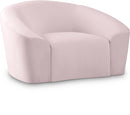 Riley Pink Velvet Chair - NY Furniture Direct (NY)