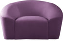 Riley Purple Velvet Chair - NY Furniture Direct (NY)