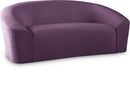 Riley Purple Velvet Loveseat - NY Furniture Direct (NY)