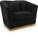 Arabella Black Velvet Chair - NY Furniture Direct (NY)
