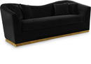Arabella Black Velvet Sofa - NY Furniture Direct (NY)