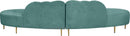 Divine Mint Velvet 2pc. Sectional - NY Furniture Direct (NY)