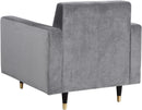 Lola Grey Velvet Chair - NY Furniture Direct (NY)
