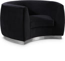 Julian Black Velvet Chair - NY Furniture Direct (NY)