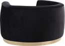 Julian Black Velvet Chair - NY Furniture Direct (NY)