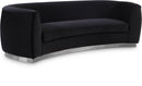 Julian Black Velvet Sofa - NY Furniture Direct (NY)