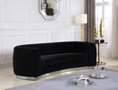 Julian Black Velvet Sofa - NY Furniture Direct (NY)