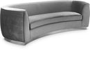 Julian Grey Velvet Sofa - NY Furniture Direct (NY)