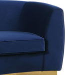 Julian Navy Velvet Sofa - NY Furniture Direct (NY)