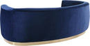 Julian Navy Velvet Sofa - NY Furniture Direct (NY)