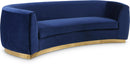 Julian Navy Velvet Sofa - NY Furniture Direct (NY)