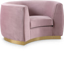 Julian Pink Velvet Chair - NY Furniture Direct (NY)