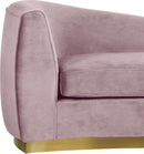 Julian Pink Velvet Chaise - NY Furniture Direct (NY)