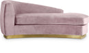 Julian Pink Velvet Chaise - NY Furniture Direct (NY)