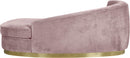 Julian Pink Velvet Chaise - NY Furniture Direct (NY)