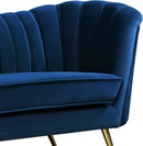 Margo Navy Velvet Chair