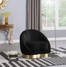 Shelly Black Velvet Chair - NY Furniture Direct (NY)
