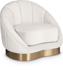 Shelly Cream Velvet Chair - NY Furniture Direct (NY)
