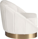 Shelly Cream Velvet Chair - NY Furniture Direct (NY)