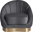 Shelly Grey Velvet Chair - NY Furniture Direct (NY)