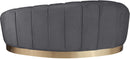 Shelly Grey Velvet Chaise - NY Furniture Direct (NY)