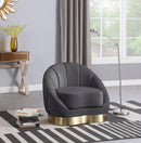 Shelly Grey Velvet Chair - NY Furniture Direct (NY)
