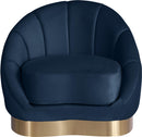Shelly Navy Velvet Chair - NY Furniture Direct (NY)