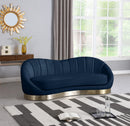 Shelly Navy Velvet Sofa - NY Furniture Direct (NY)