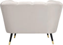 Beaumont Cream Velvet Chair - NY Furniture Direct (NY)