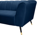 Beaumont Navy Velvet Sofa - NY Furniture Direct (NY)