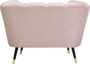Beaumont Pink Velvet Chair - NY Furniture Direct (NY)