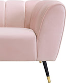Beaumont Pink Velvet Chair - NY Furniture Direct (NY)