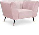 Beaumont Pink Velvet Chair - NY Furniture Direct (NY)