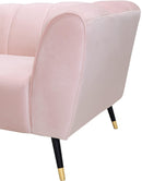 Beaumont Pink Velvet Chair - NY Furniture Direct (NY)