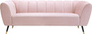 Beaumont Pink Velvet Sofa - NY Furniture Direct (NY)