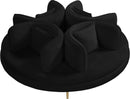 Circlet Black Velvet Round Sofa Settee - NY Furniture Direct (NY)