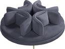 Circlet Grey Velvet Round Sofa Settee - NY Furniture Direct (NY)