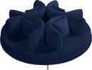 Circlet Navy Velvet Round Sofa Settee - NY Furniture Direct (NY)