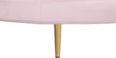 Circlet PInk Velvet Round Sofa Settee - NY Furniture Direct (NY)