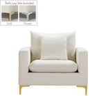 Naomi Cream Velvet Chair - NY Furniture Direct (NY)