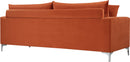 Naomi Cognac Velvet Sofa - NY Furniture Direct (NY)