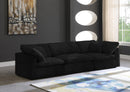 Cozy Black Velvet Cloud Modular Sofa - NY Furniture Direct (NY)